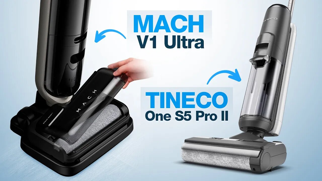 MACH V1 Ultra vs Tineco S5 Pro 2 - Best Wet/Dry Vacuum Cleaner For Deep  Cleaning