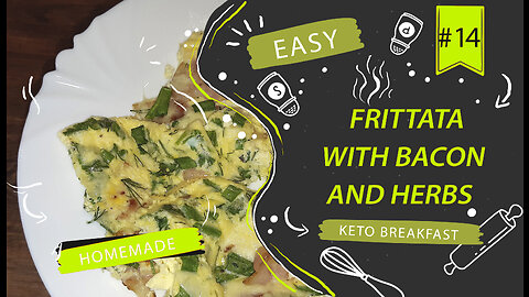 Frittata with Bacon and Herbs