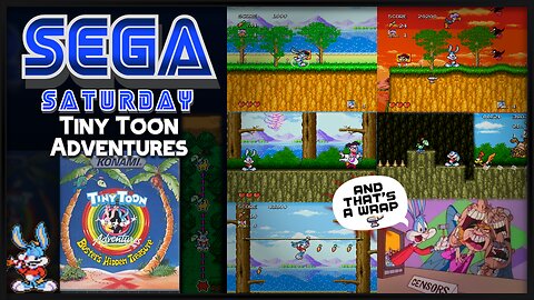 SEGA Saturday - Tiny Toon Adventures - Buster’s Hidden Treasure (Playthrough)