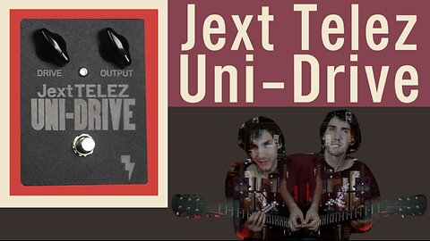 ⚡ Jext Telez 🎸 Uni-Drive 🔌 Fairchild Black Button Transistor 🎵 Fuzz Pedal 🔊 DOUBLE VISION 👁️👀👁️Music