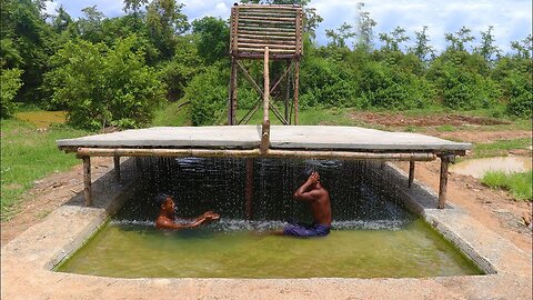 Build Shower Tube & Underground Swimming Pool ( Full Building )