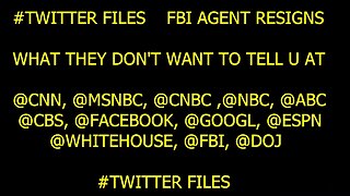 ELON MUSK FBI AGENT RESIGNS #twitterfiles #twitterelonmusk #blm