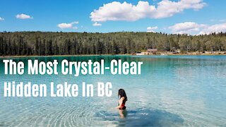 BC's Most Crystal-Clear Hidden Lake Will Transport You To The Bahamas