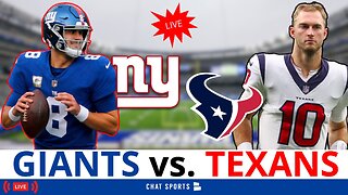 Giants vs. Texans Streaming Scoreboard, Play-By-Play, Highlights, Stats & Updates | NFL Week 10