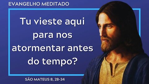 EVANGELHO DO DIA MEDITADO - SÃO MATEUS 8, 28-34