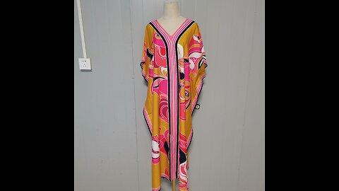 Kaftan Dress Over Size Women Beach Dress