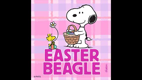 Snoopy Easter Art video