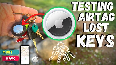 Apple Airtag "Testing Key Finding Feature"