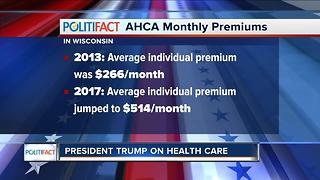 Politifact: President Trump on Healthcare