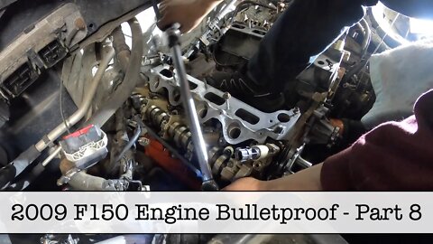 2009 Ford F-150 Repair - Engine Bulletproof - Part 8 - Removing Roller Followers & Installing Heads