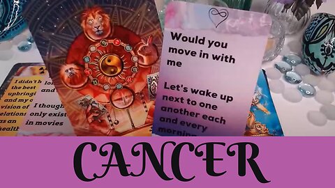 CANCER ♋💖SOMEONE'S FEELING AT HOME W/YOU💖A SLOW BURNING LOVE💖CANCER LOVE TAROT💝