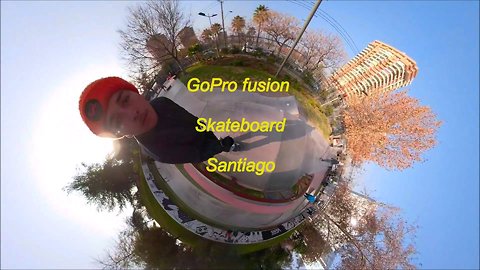 GoPro Fusion Skateboard in Santiago, Chile