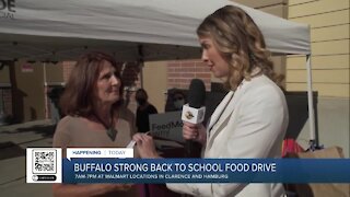 AM Buffalo live at Walmart for Buffalo Strong Back-to-School Food Drive for Feedmore WNY - Part 3