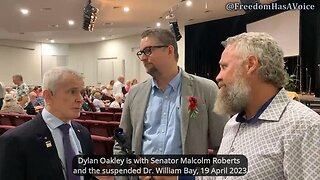Senator Malcolm Roberts and Suspended Dr William Bay at Dare to Question Event