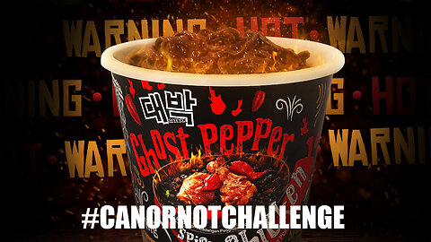 Ghost Pepper Spicy Chicken Noodle Challenge!