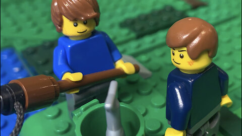The Fishing Solution | LEGO Stop Motion