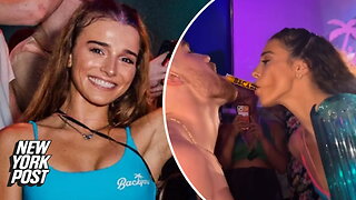 This Spring Break bartender serves rowdy patrons shots in the face