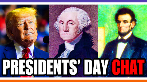 🔴LIVE: Presidents' Day Just Chatting 🟠⚪🟣