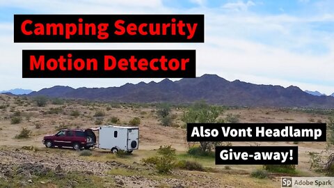 Camping Security Hack You Should Know! Review of Vont Headlamps
