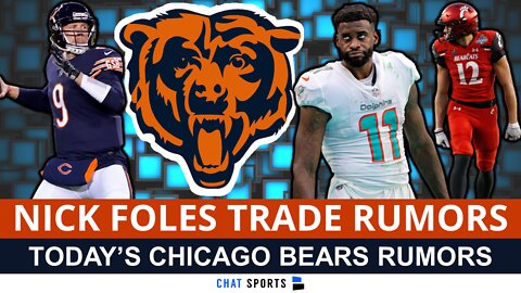 Bears Trade Rumors On Nick Foles & Devante Parker Draft Alec Pierce?