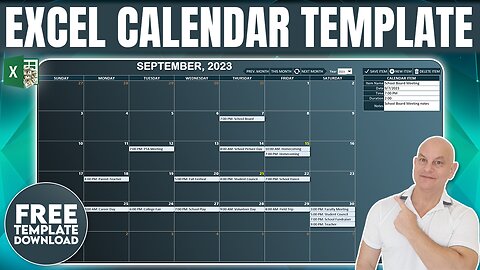How To Make A Calendar In Excel 2023 For Unlimited Years [Full Tutorial + Free Template]