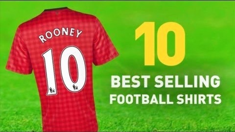 10 Best-Selling UK Football Shirts 2013