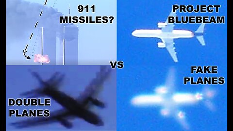 911 DOUBLE PLANES + OTHER PHENOMENA ie MISSILES. GOD WINS!! WATCH IN HD IF POSS?!