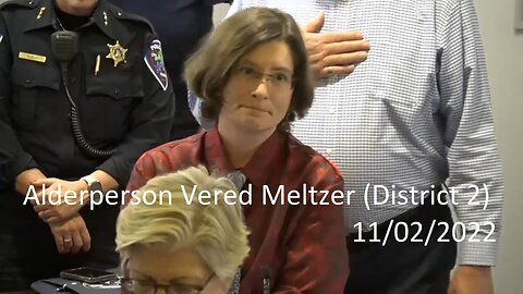 Alderperson Vered Meltzer's (District 2) Invocation At 11/02/2022 Common Council Meeting