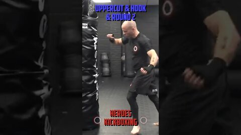 Heroes Training Center | Kickboxing "How To Double Up" Uppercut & Hook & Round 2- Back | #Shorts