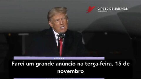 O Grande Anúncio de Trump