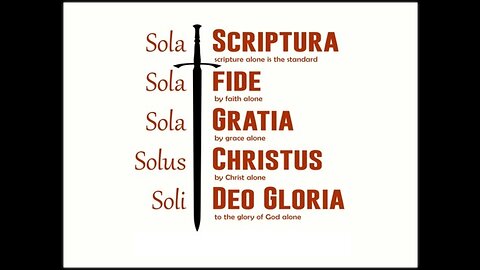 Sunday PM Youth - 10/30/22 - "5 Solas - Soli Deo Gloria"