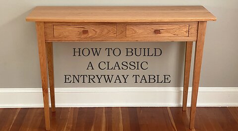 How to Build an Entryway Table - Make Drawers & Drawer Pulls