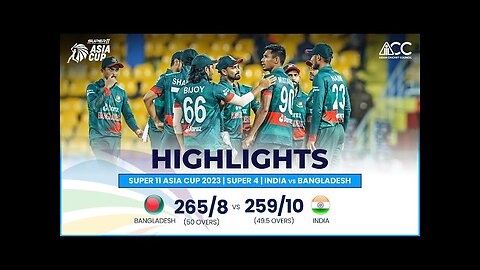 Indai vs Bangladesh Asia cup 2023