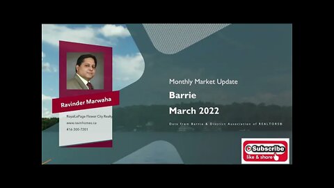 Barrie Market Update March 2022 || Canada Housing News || multilist immo maroc || GTA Market Update