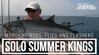 Solo Summer Kings on Lake Ontario - Salmon fishing 2021