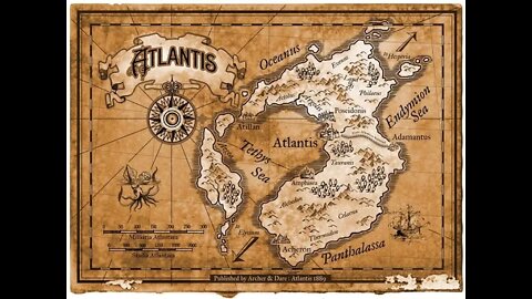 Worlds Oldest Authentic Map of Atlantis