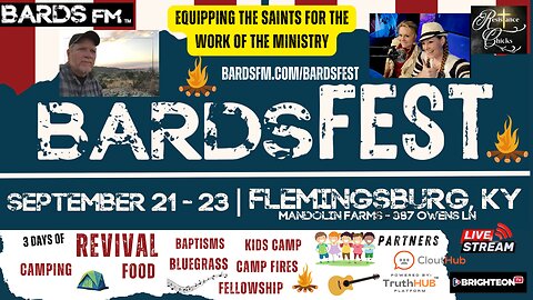 Day 2 LIVE Bards Fest 2023: Flemingsburg - September 22nd