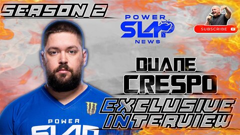 Pre Fight Interview Vegas for Duane "The Iron Giant" Crespo Powerslap2| PowerSlapNetwork.com
