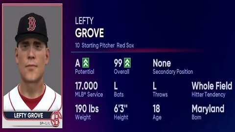 How To Create Lefty Grove MLB The Show 22