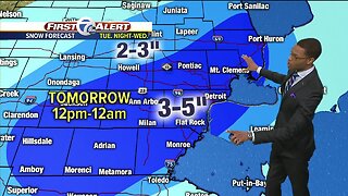 Metro Detroit Forecast: Winter storm watch Tuesday night and Wednesday