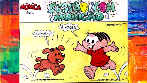 MÔNICA IN FESTÃO WITH MONICÃO [VOICED] Comic book by Turma da Mônica