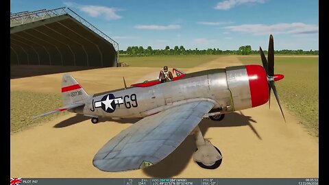 P47D Gunnery & Landing Practice (DCS Normandy)