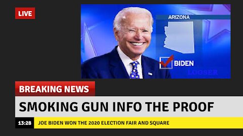 SMOKING GUN PROOF JOE BIDEN WINS 2020 ELECTION