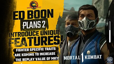 Mortal Kombat 1 Exclusive: ED BOON PLANS TO INTRODUCE BRAND NEW UNIQUE FEATURES FOR MOST FIGHTERS!