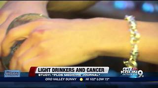 Light drinkers have the lowest combined risk of getting cancer