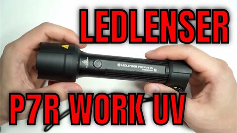 Ledlenser P7R Work UV Review: Indestructible Flashlight? 90+ CRI, 4000K, Zoomable, 21700 battery