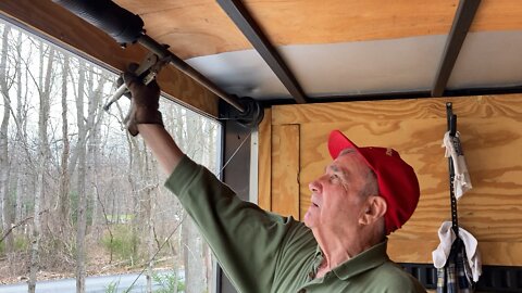Old guy’s tip on adjusting torsion spring on enclosed trailer tailgate.