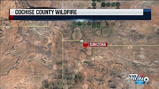 Cochise County wildfire shuts down intersections