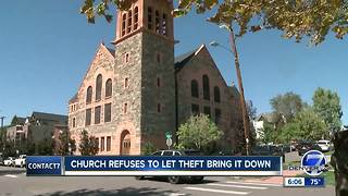 Church refuses to let theft bring it down