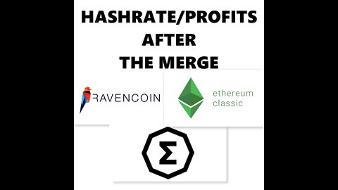 Hashrate And Profits After The Merge